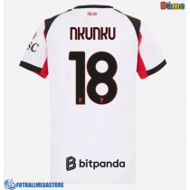 Fotballdrakt Dame AC Milan Christopher Nkunku #18 Bortedrakt 2025-26 Kortermet